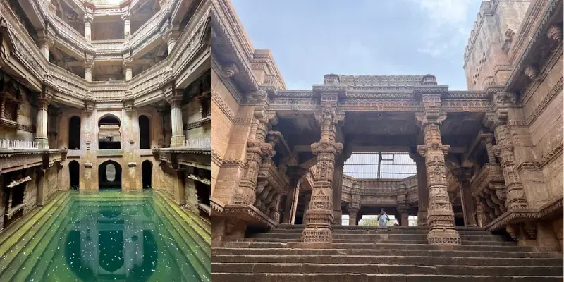 Adalaj Stepwell View View of Adalaj stepwell
