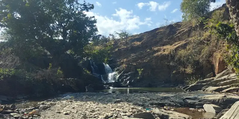 Alsigarh Lavitra Waterfall View View of Alsigarh Lavitra waterfall