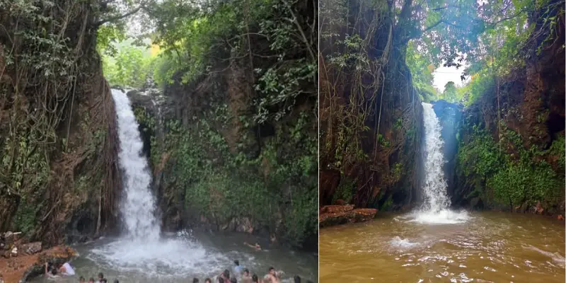Apsarakonda Waterfalls View View of Apsarakonda waterfalls