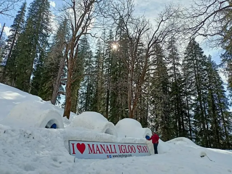 Best Time To Travel Manali manali snow houses
