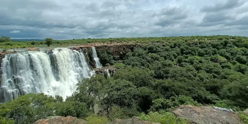 View of Bhimlat Mahadav waterfall