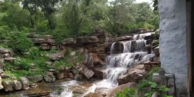 View of Bhoora Khon waterfall