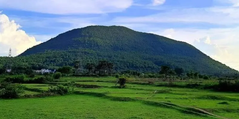 View of Biharinath Hill