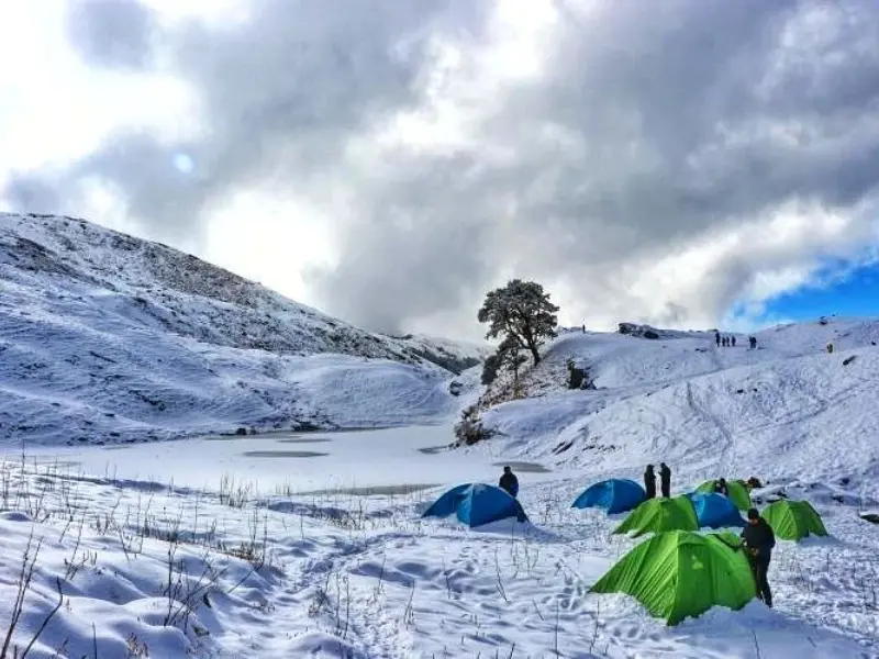 View of Brahmatal trek
