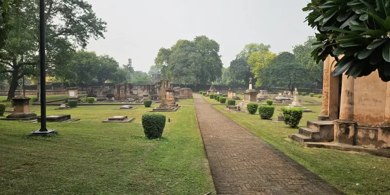 View of British Residency of Lucknow