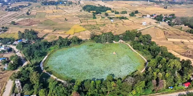 Budha Mangal Taal View View of Budha Mangal Taal