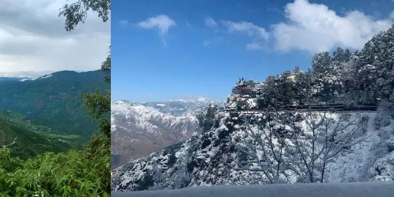 Mussoorie camel back road