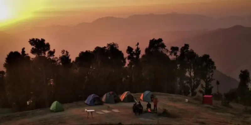 Mussoorie's camping advetnure