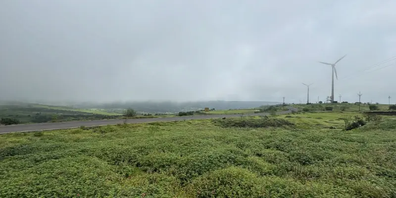 View of Chalkewadi Windmill Farms