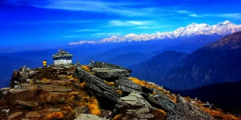 chopta chandrashilatrek winter view