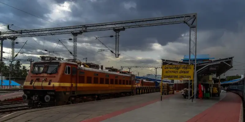 Coimbatore Junction Railway Station View of Coimbatore junctionc railway station