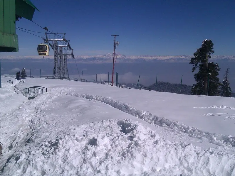 Indian hill station Gulmarg
