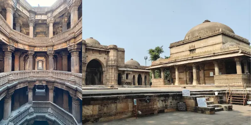 Dada Harir Stepwell View View of Dada Harir stepwell