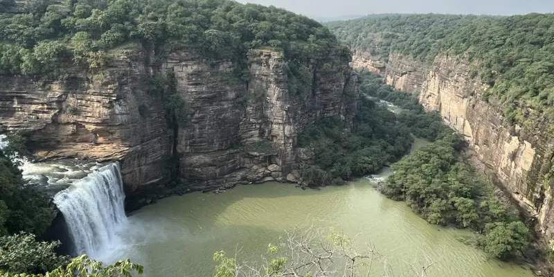 View of Devdari waterfall