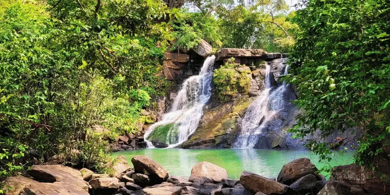 Gajpalla Waterfall View View of Gajpalla waterfall