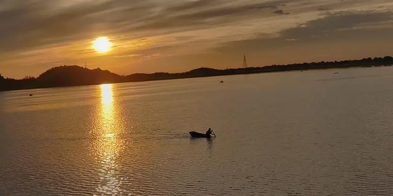 View of Garhmau lake