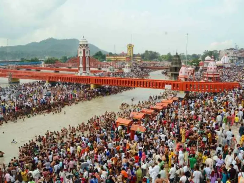 Visit har ki pauri near haridwar