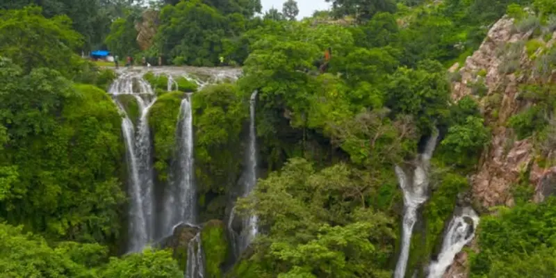 Hathni Mata Waterfall View View of Hathni Mata Waterfall