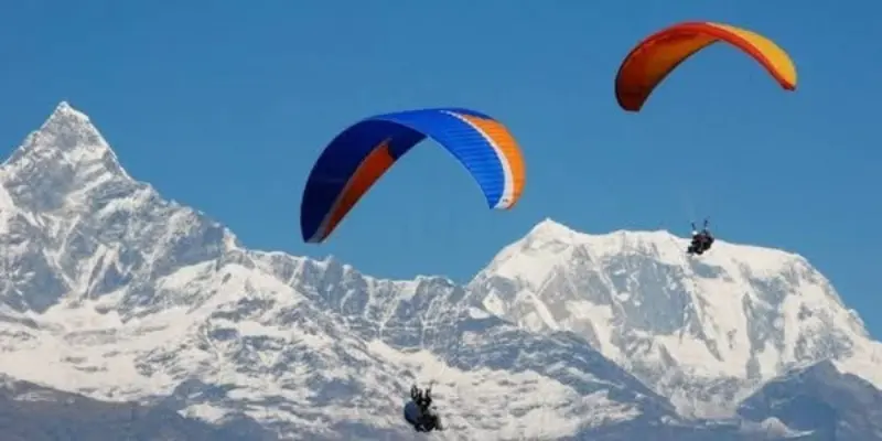 Heights Of Paragliding In Solang Valley Manali Heights of Paragliding in Solang Valley Manali