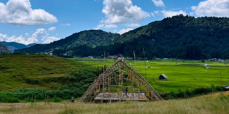 Views of hill stations near Assam