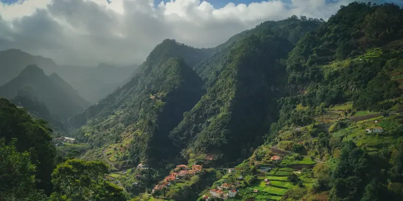 View of hill stations near Punjab