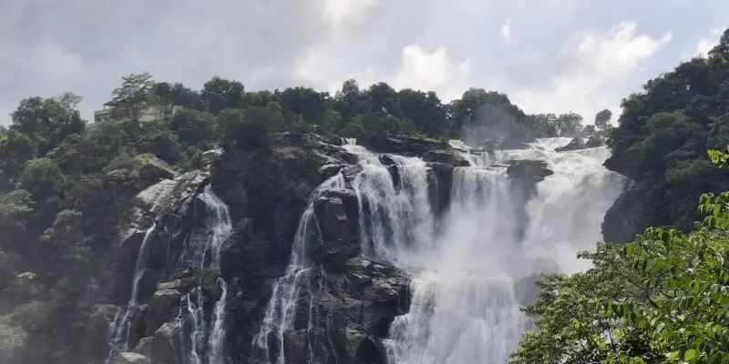 Hundru Falls View View of Hundru falls