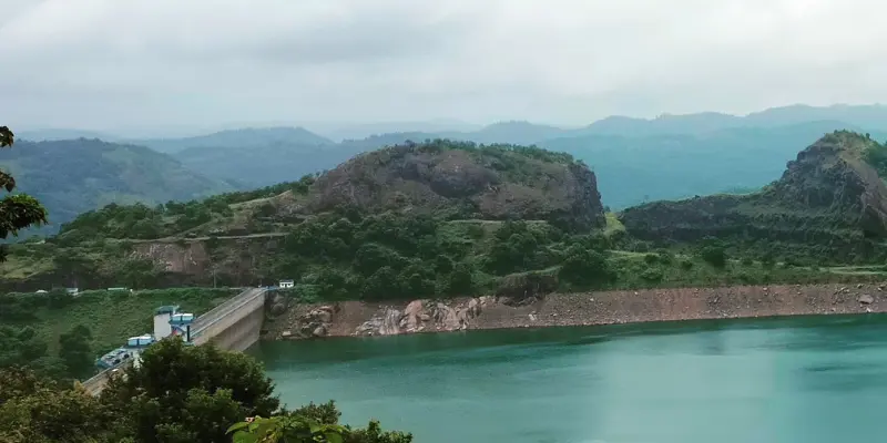 View of Idukki hill station