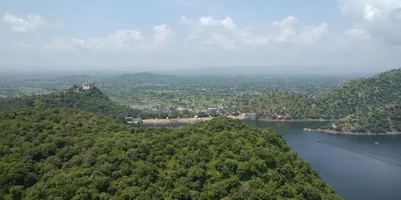 Jaisamand Wildlife Sanctuary View View of Jaisamand wildlife sanctuary