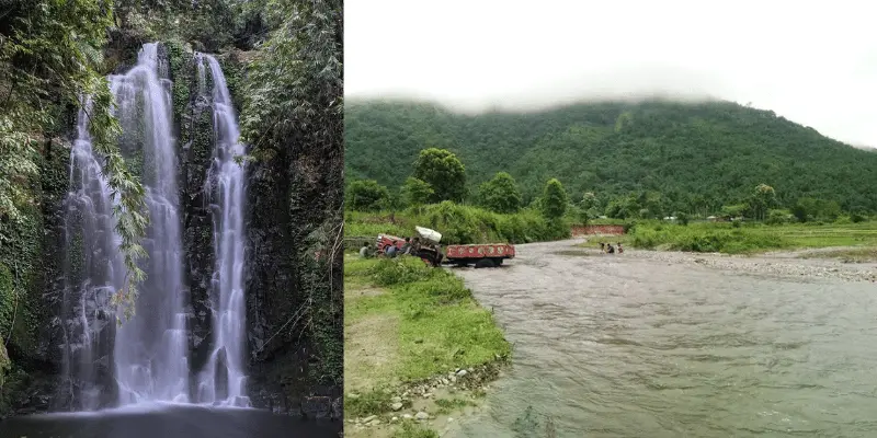 Kaipholangso Waterfall View View of Kaipholangso waterfall