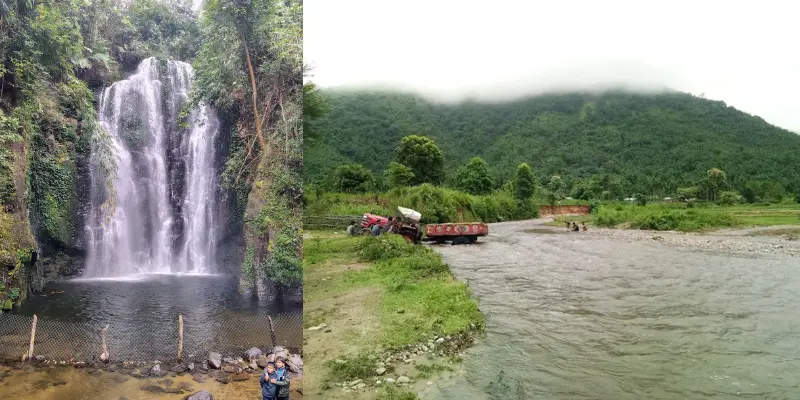 View of Kakochang waterfall