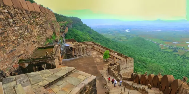 View of Kalinjar Fort Area