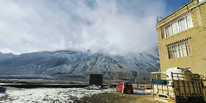 Indian hill station Kaza