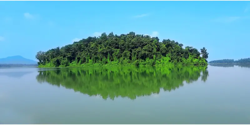 View of Kinnerasani wildlife sanctuary