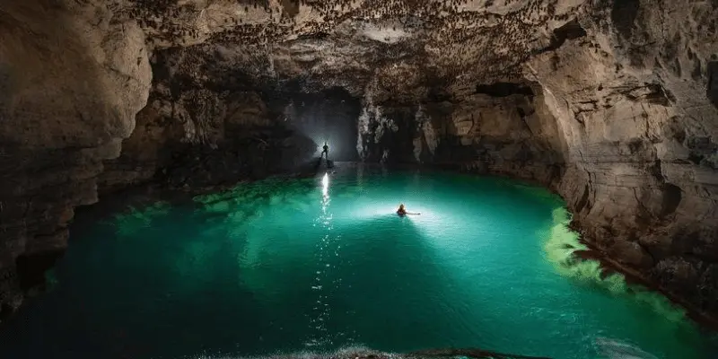 View of Krem puri cave