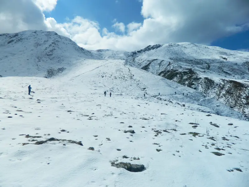Moderat kuari pass trek in uttarakhand