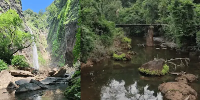 View of Kudlu Theerth Falls