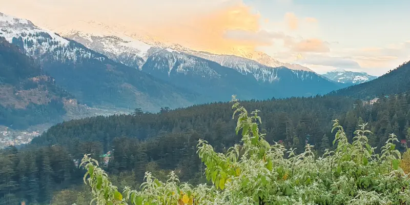 Indian hill station Manali