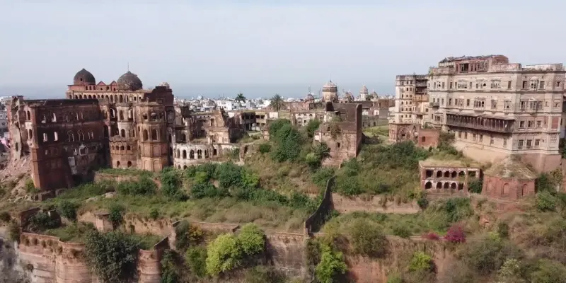 View of Mubarak Mandi Palace