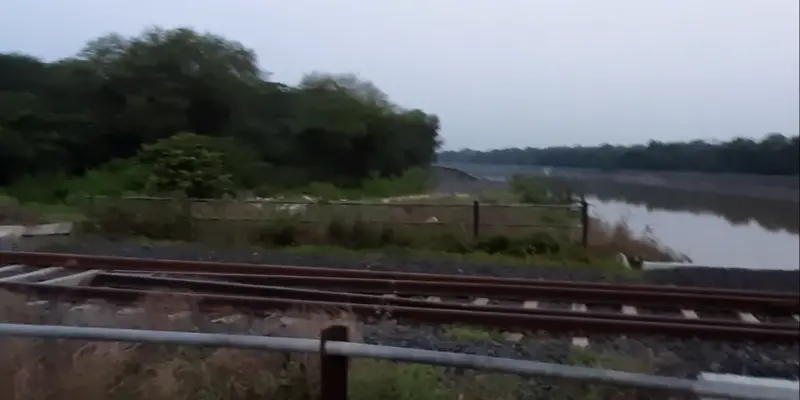 View of Narmada Dholka Canal Doors