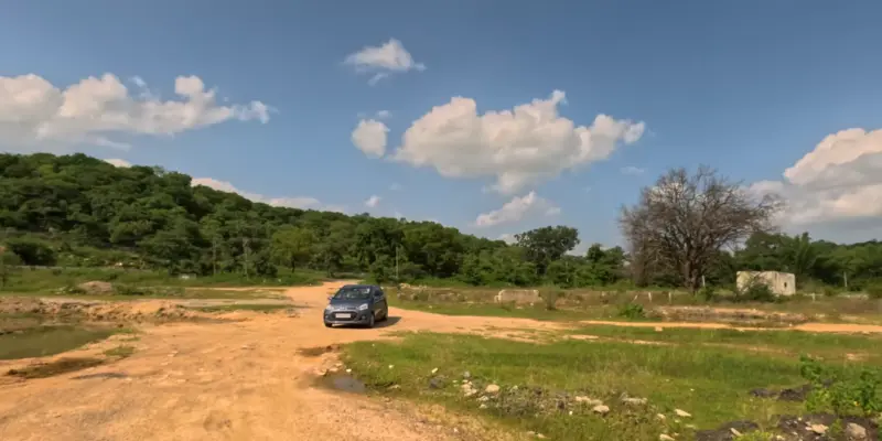 View of Narsapur forest urban park