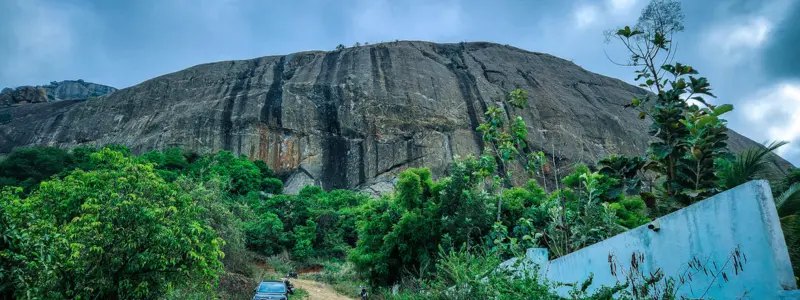 Natural Rock Formations Narayanagiri Trek rock formations in narayanagiri trek