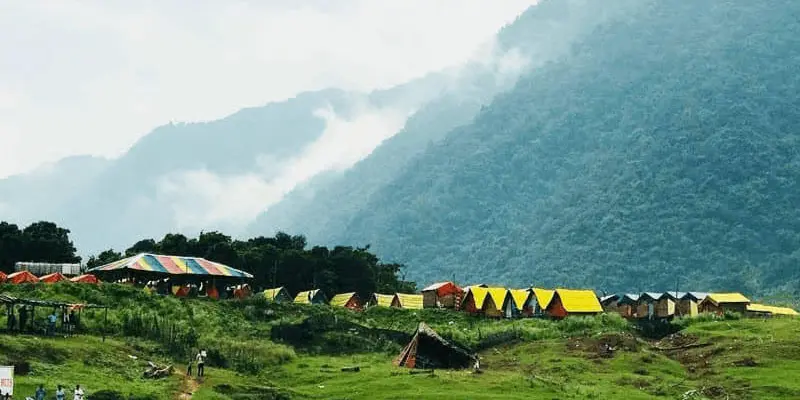 View of Papikondalu hills