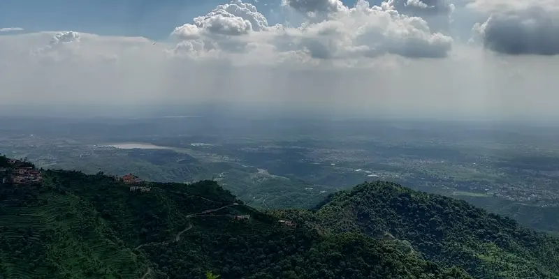View of Parwanoo hill station
