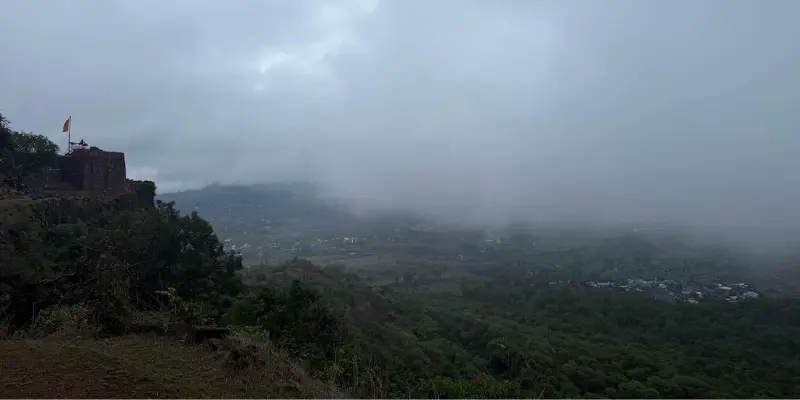 View of Pavangad Fort
