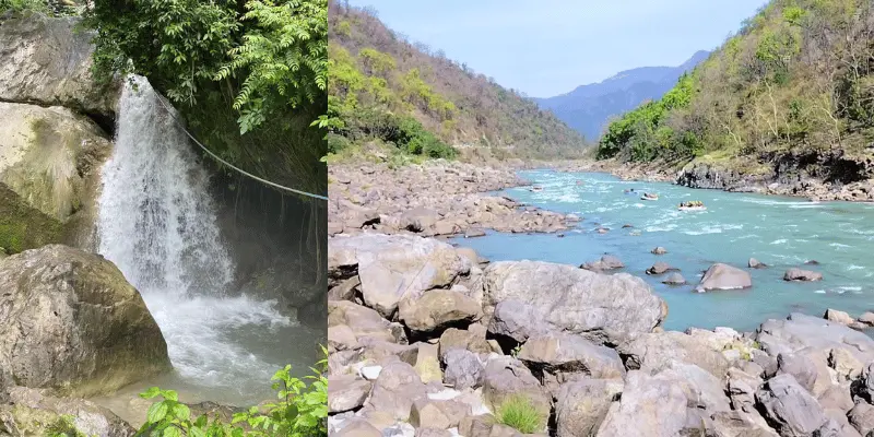 View of Phool Chatti waterfall