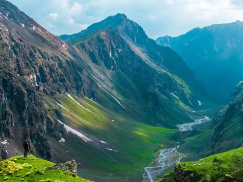 View of Rupin Pass Trek