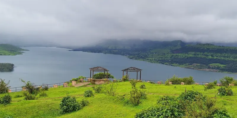 View of Sajjangad Fort