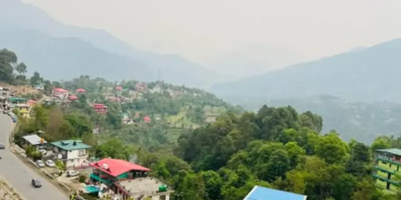 View of Salogra hill station