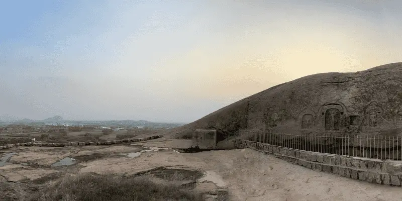 View of Samanar hills