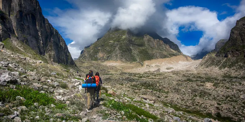 View of satopanth lake trek